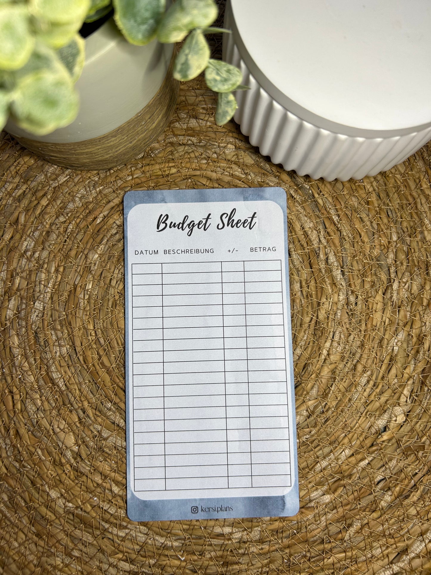 Set A6 für Budget Binder – Design 51 - (10 Dashboards + 10 Budget Sheets + 10 Sinking Fund Tracker)