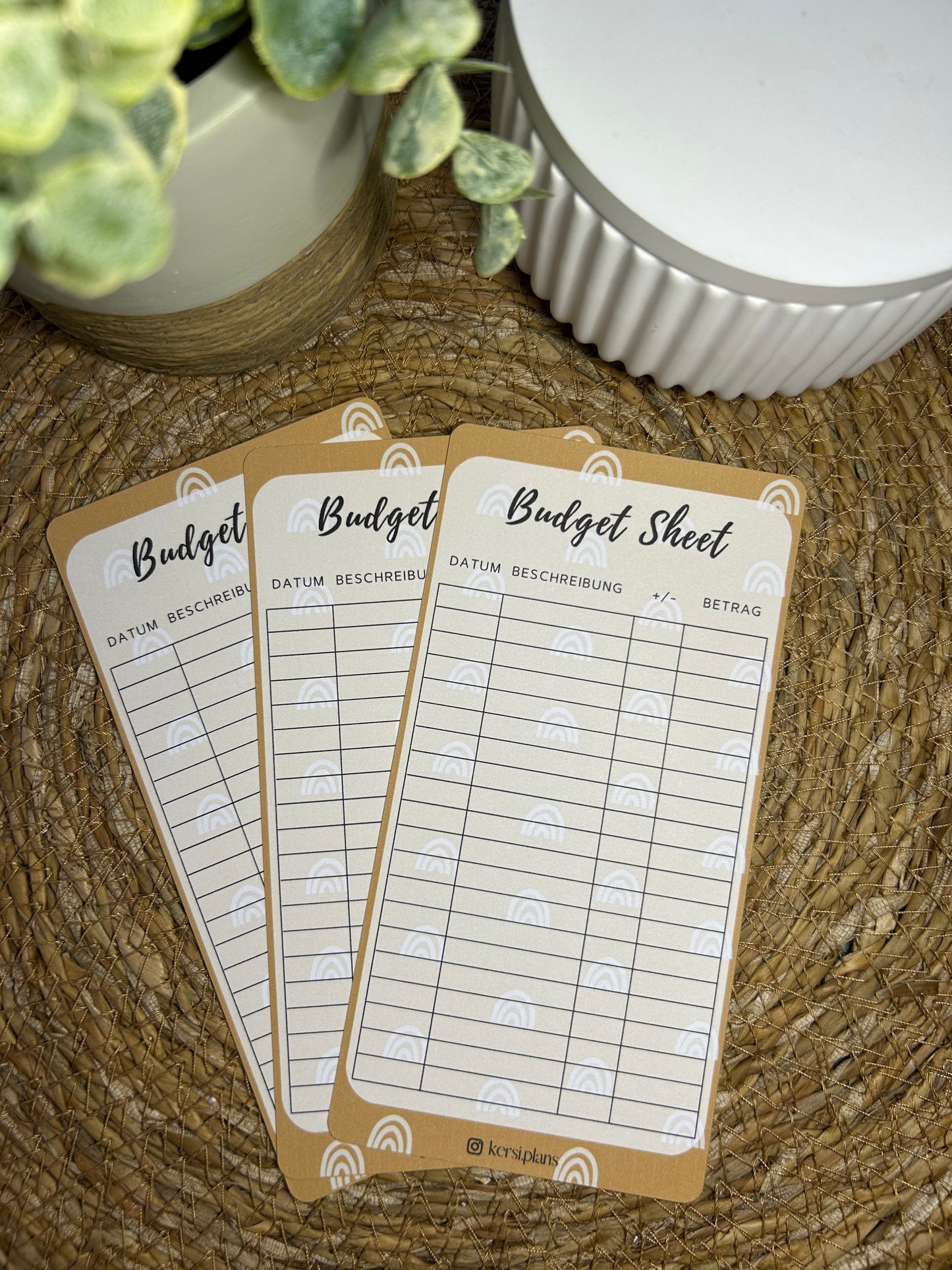 Budget Sheet A6 für Budget Binder – Design 49