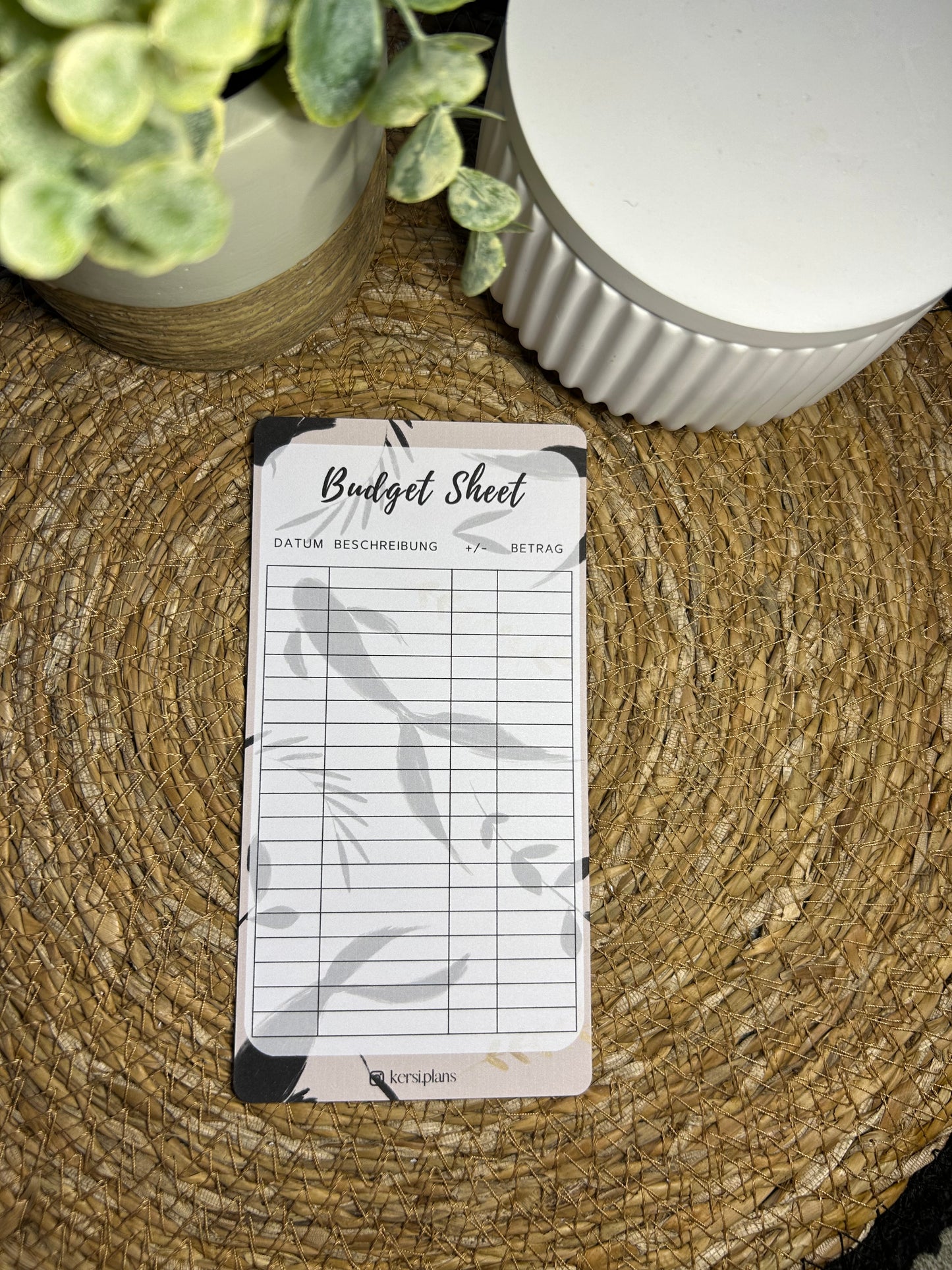 Set A6 für Budget Binder – Design 16 - (10 Dashboards + 10 Budget Sheets + 10 Sinking Fund Tracker)