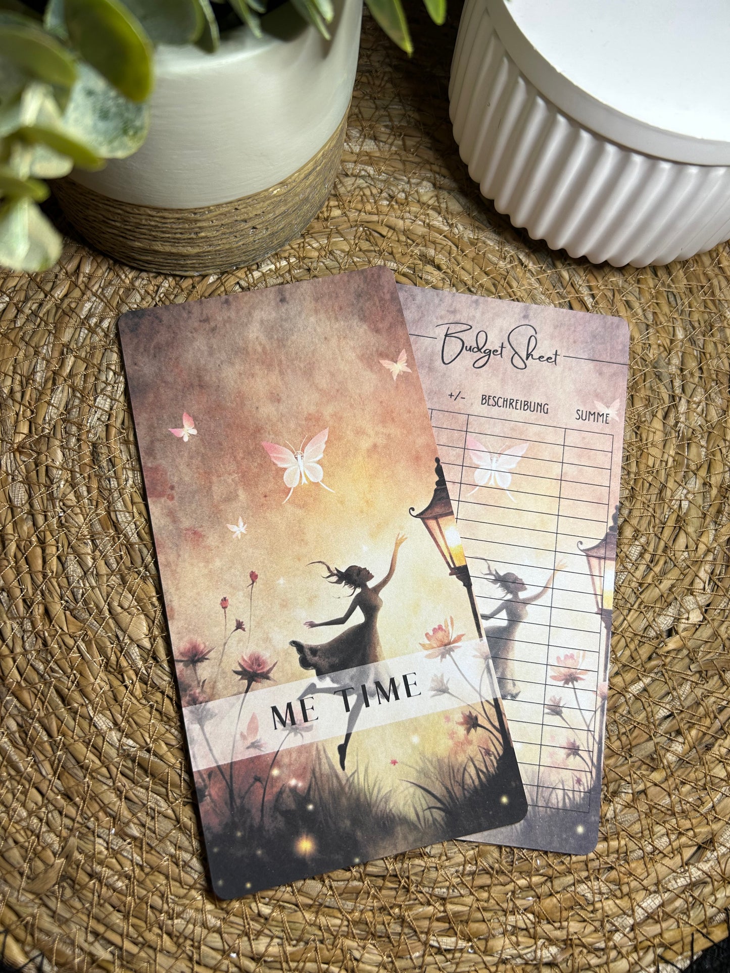 Set A6 für Budget Binder – Design 61 - (10 Dashboards + 10 Budget Sheets)