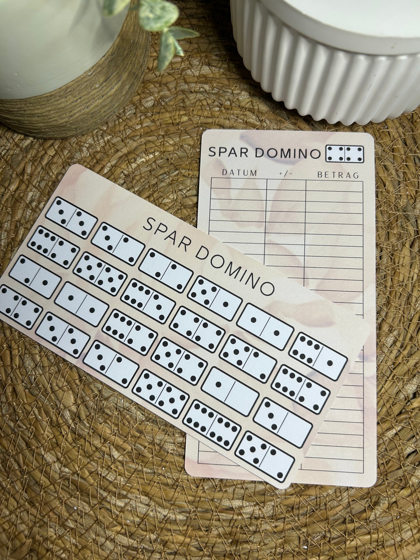 Spar Domino für deinen A6 Binder