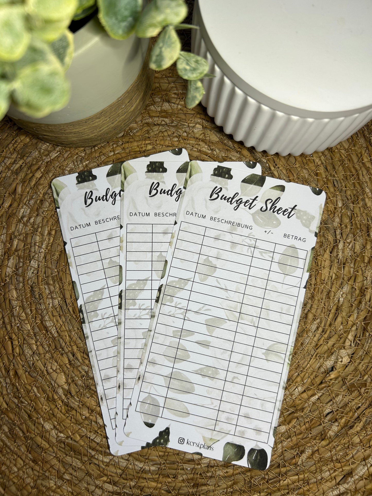 Budget Sheet A6 für Budget Binder – Design 41