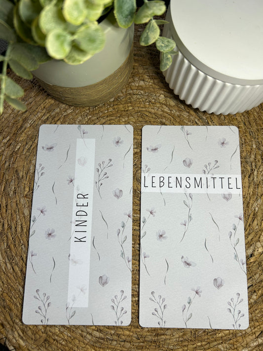Dashboard A6 für Budget Binder – Design 01