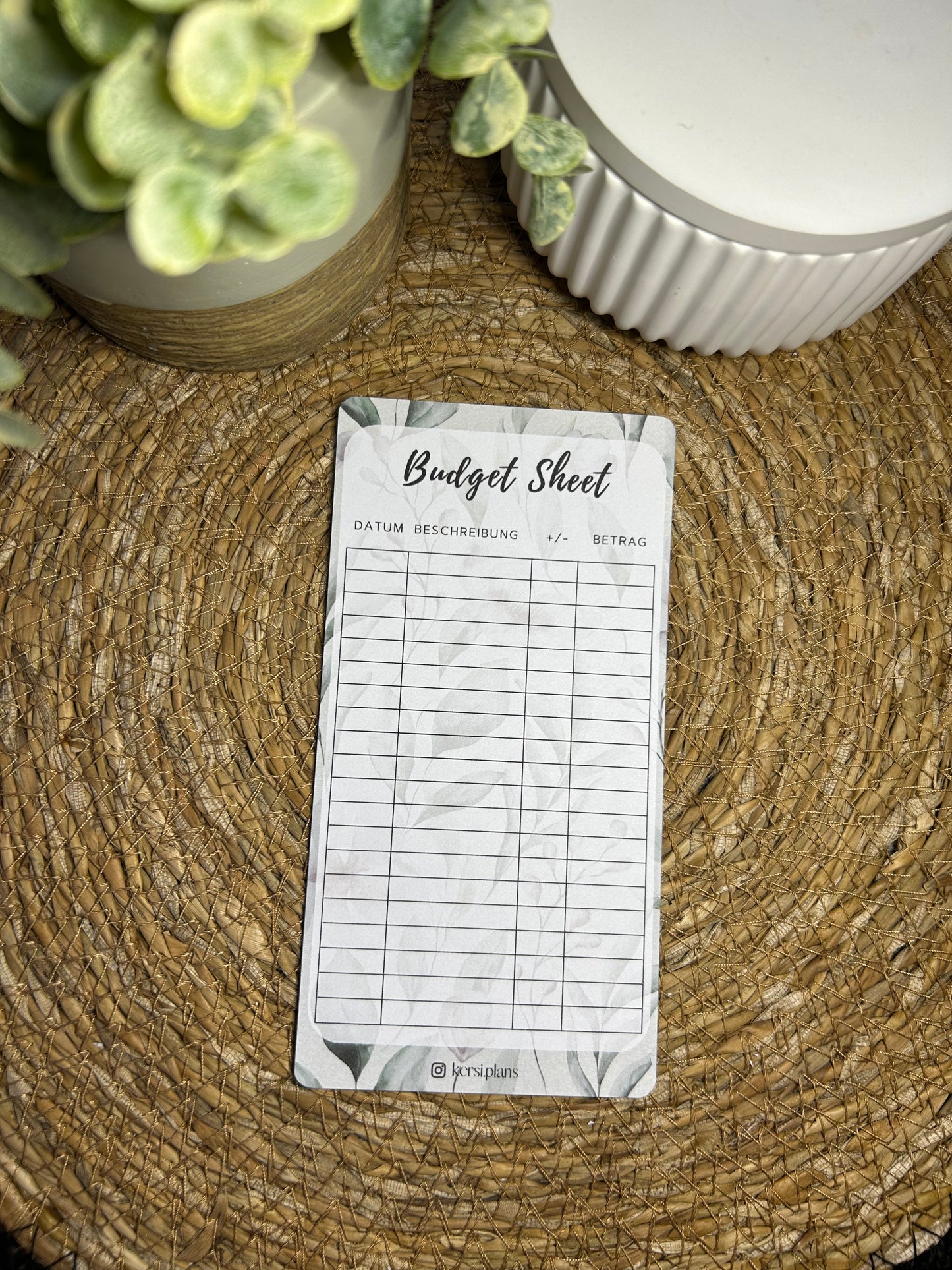 Set A6 für Budget Binder – Design 27 - (10 Dashboards + 10 Budget Sheets + 10 Sinking Fund Tracker)