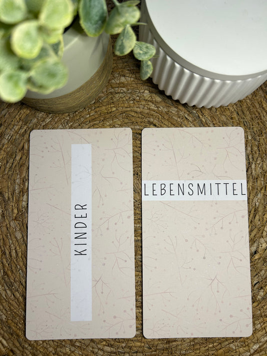Dashboard A6 für Budget Binder – Design 10
