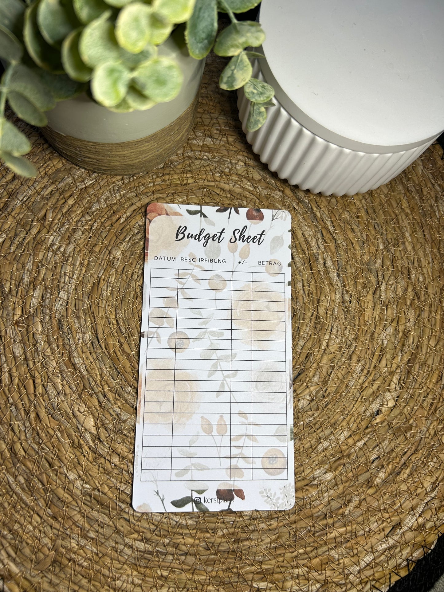 Set A6 für Budget Binder – Design 20 - (10 Dashboards + 10 Budget Sheets + 10 Sinking Fund Tracker)
