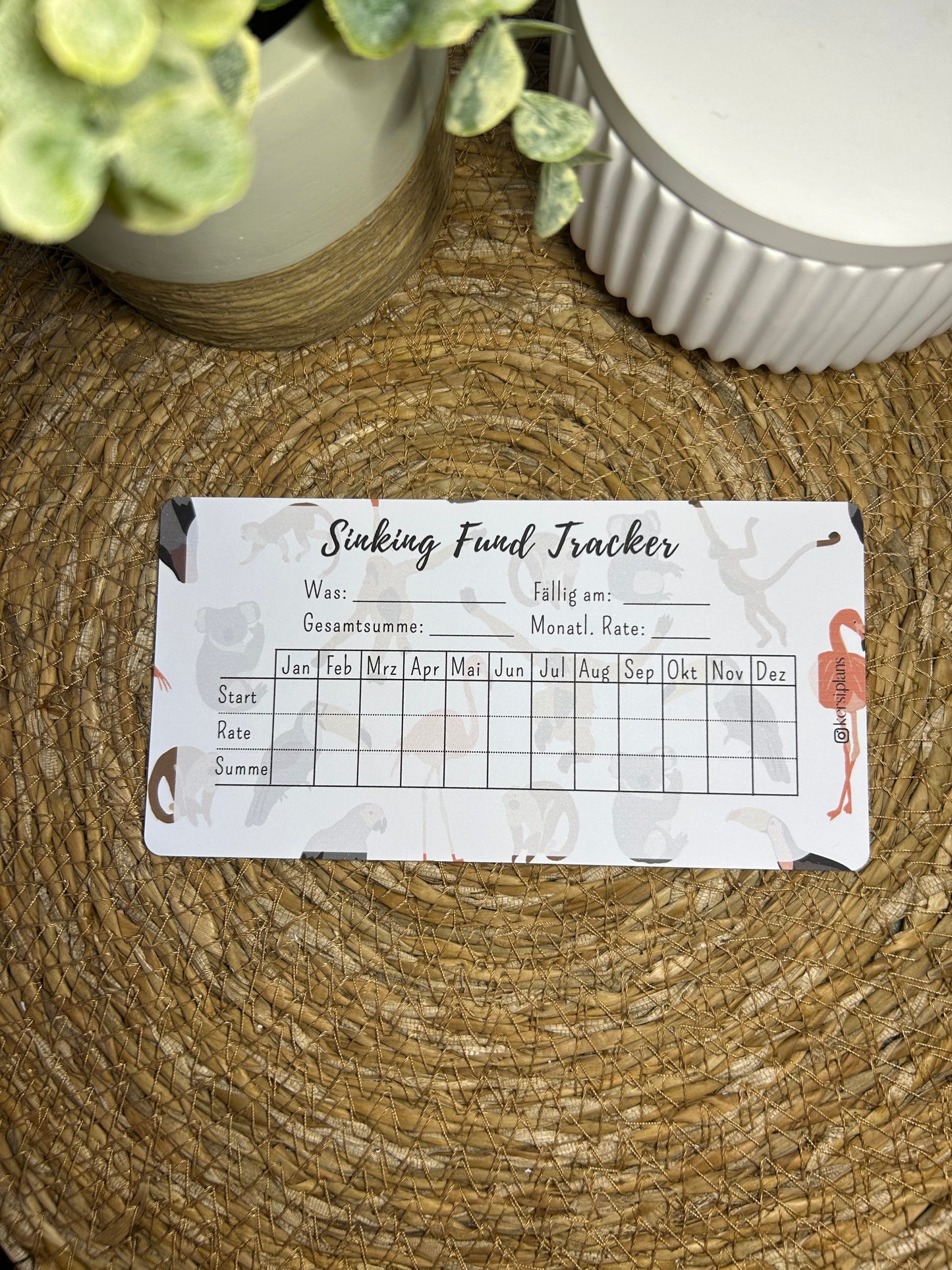Set A6 für Budget Binder – Design 32 - (10 Dashboards + 10 Budget Sheets + 10 Sinking Fund Tracker)
