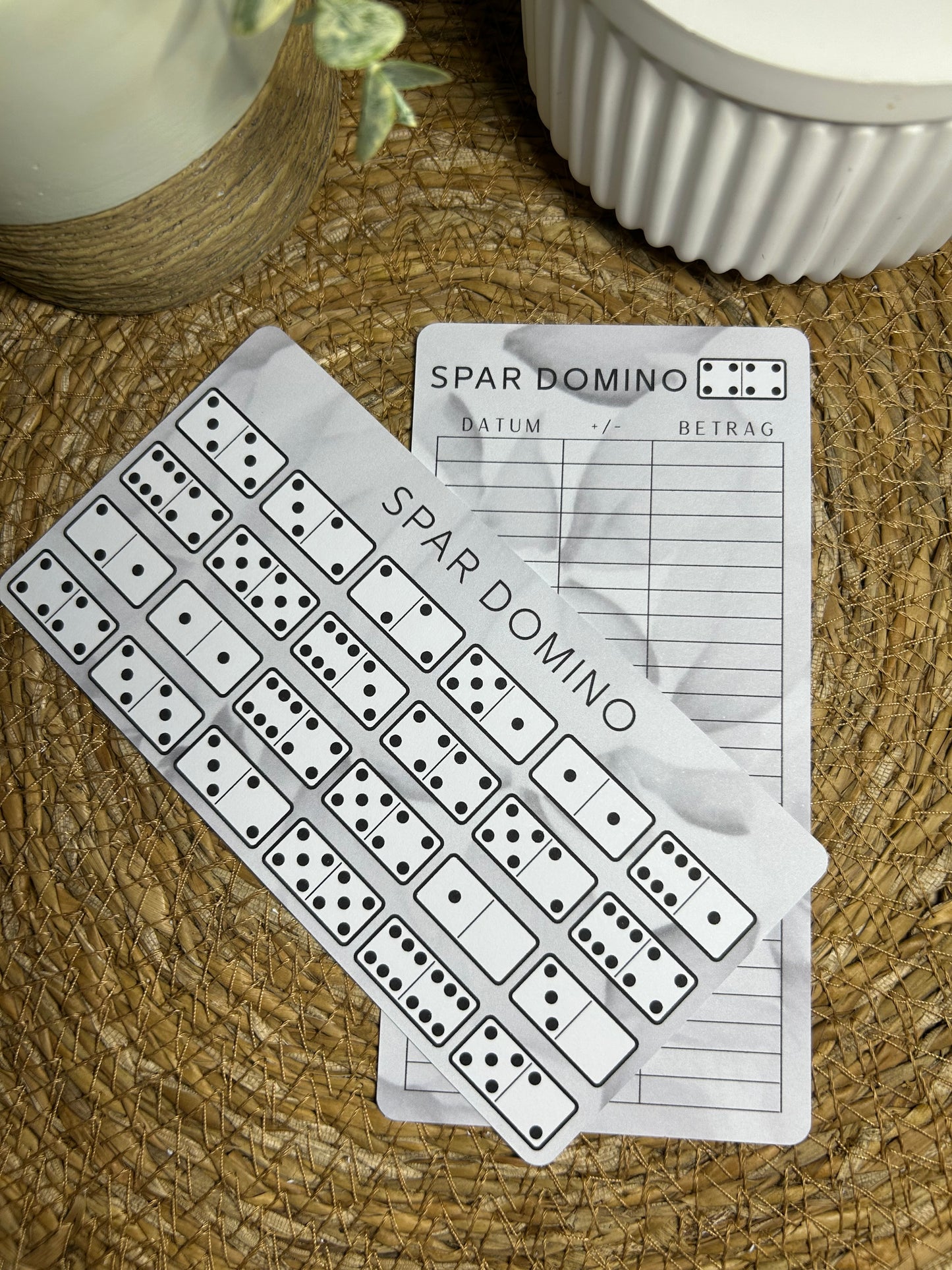 Spar Domino für deinen A6 Binder