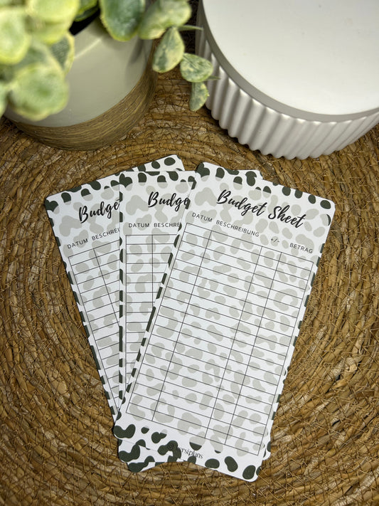 Budget Sheet A6 für Budget Binder – Design 46