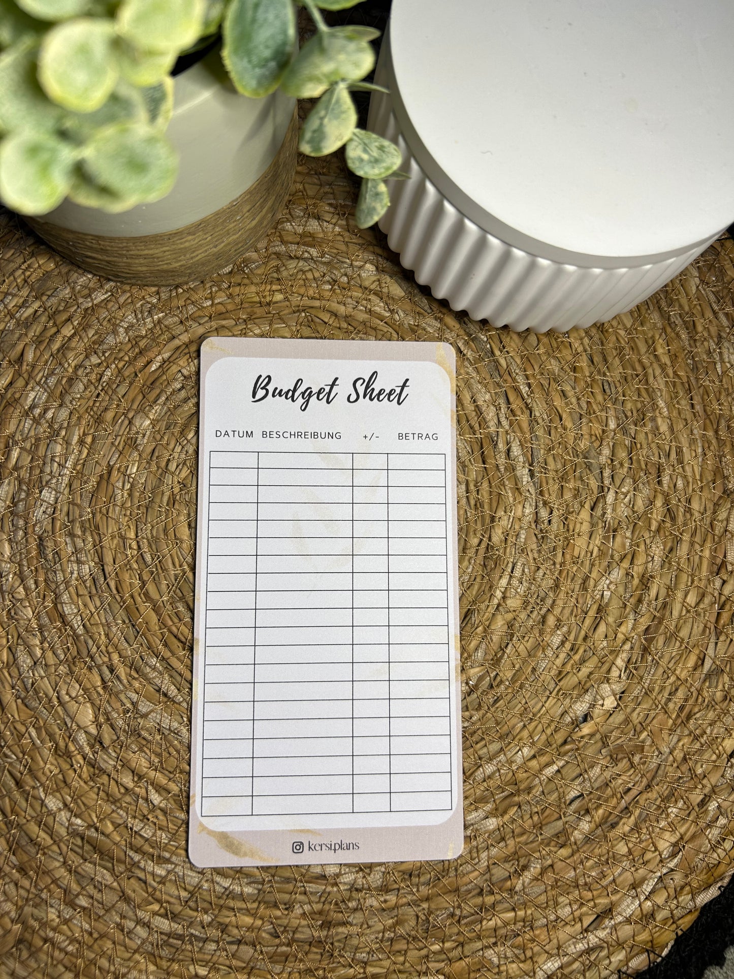 Set A6 für Budget Binder – Design 13 - (10 Dashboards + 10 Budget Sheets + 10 Sinking Fund Tracker)