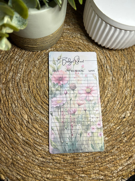 Budget Sheet A6 für Budget Binder – Design 64