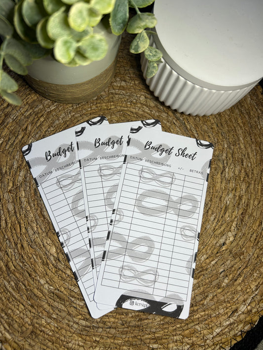 Budget Sheet A6 für Budget Binder – Design 21