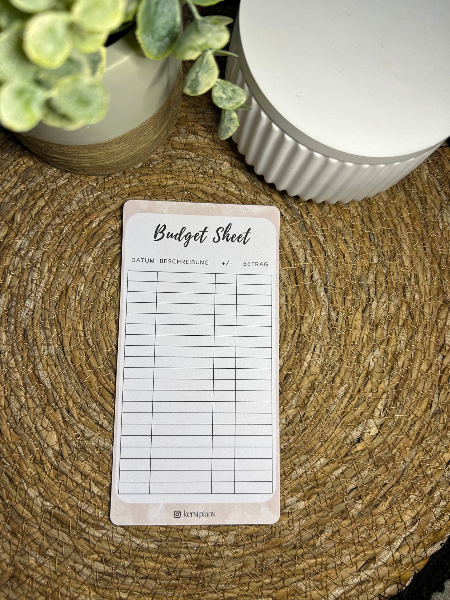 Set A6 für Budget Binder – Design 14 - (10 Dashboards + 10 Budget Sheets + 10 Sinking Fund Tracker)