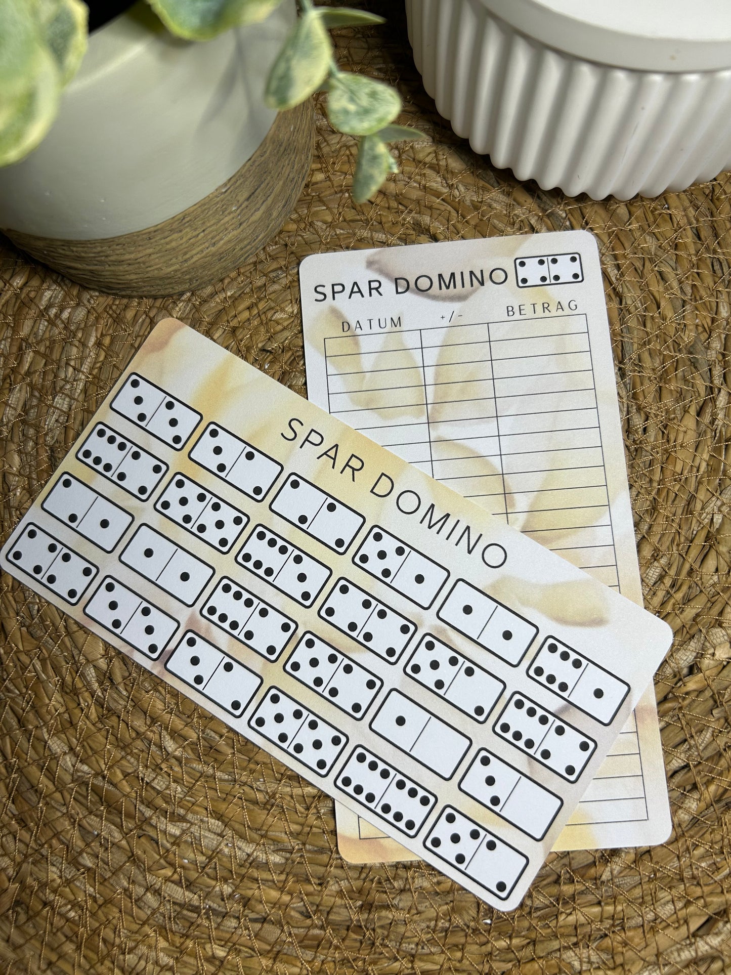 Spar Domino für deinen A6 Binder