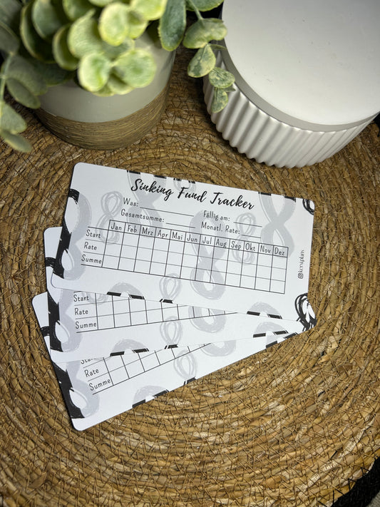 Sinking Fund Tracker A6 für Budget Binder – Design 21