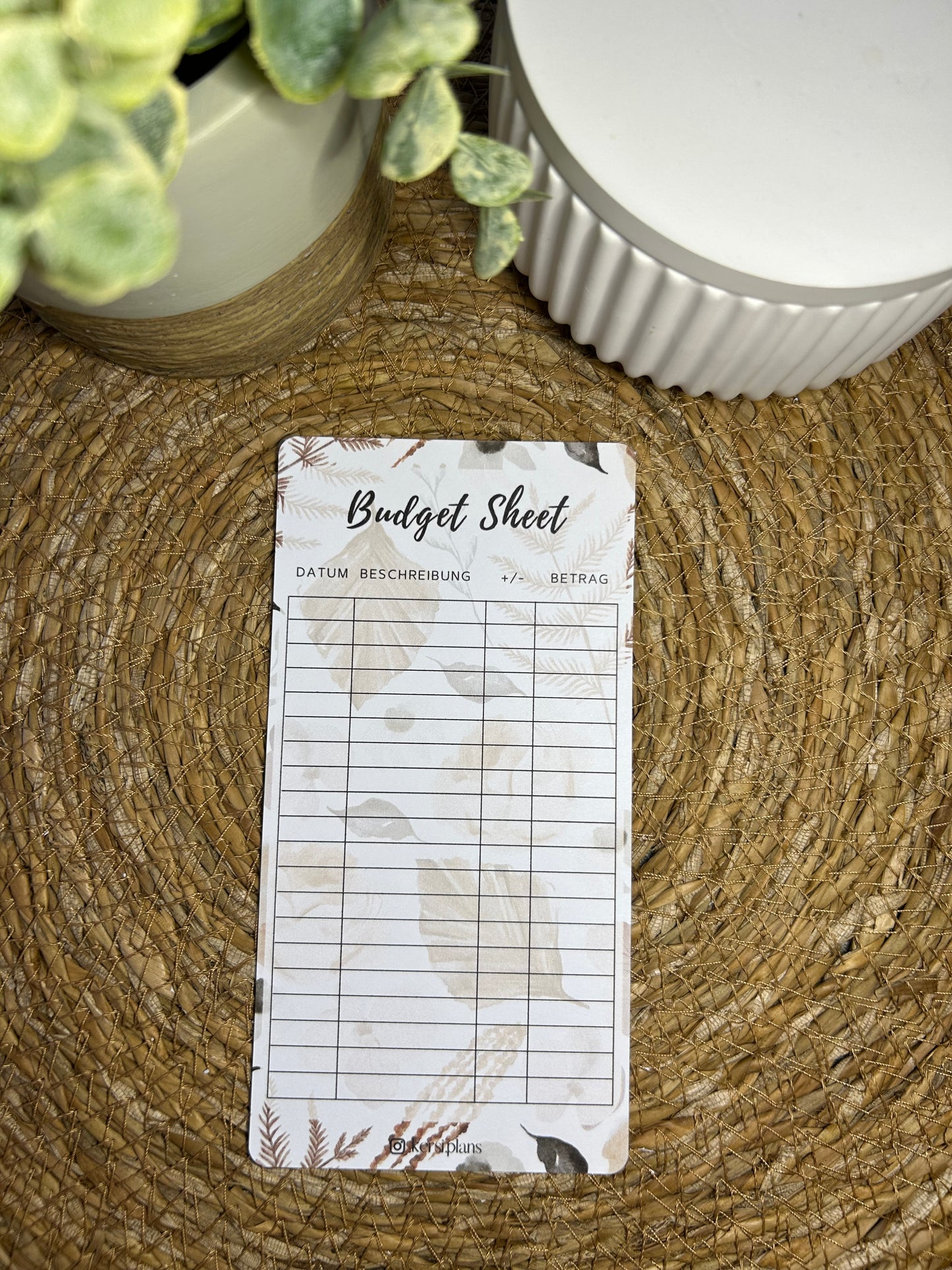 Set A6 für Budget Binder – Design 42 - (10 Dashboards + 10 Budget Sheets + 10 Sinking Fund Tracker)