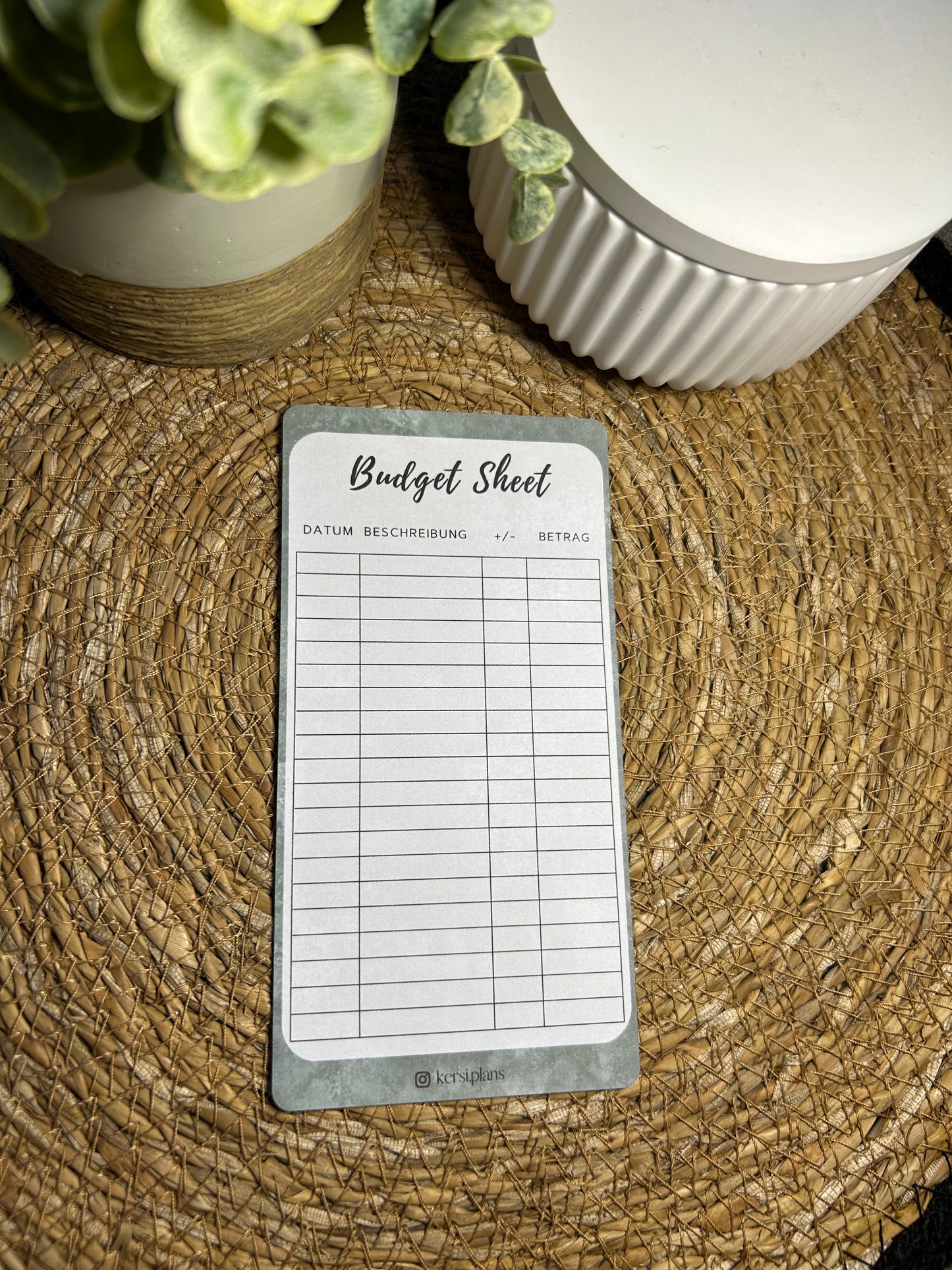 Set A6 für Budget Binder – Design 08 - (10 Dashboards + 10 Budget Sheets + 10 Sinking Fund Tracker)