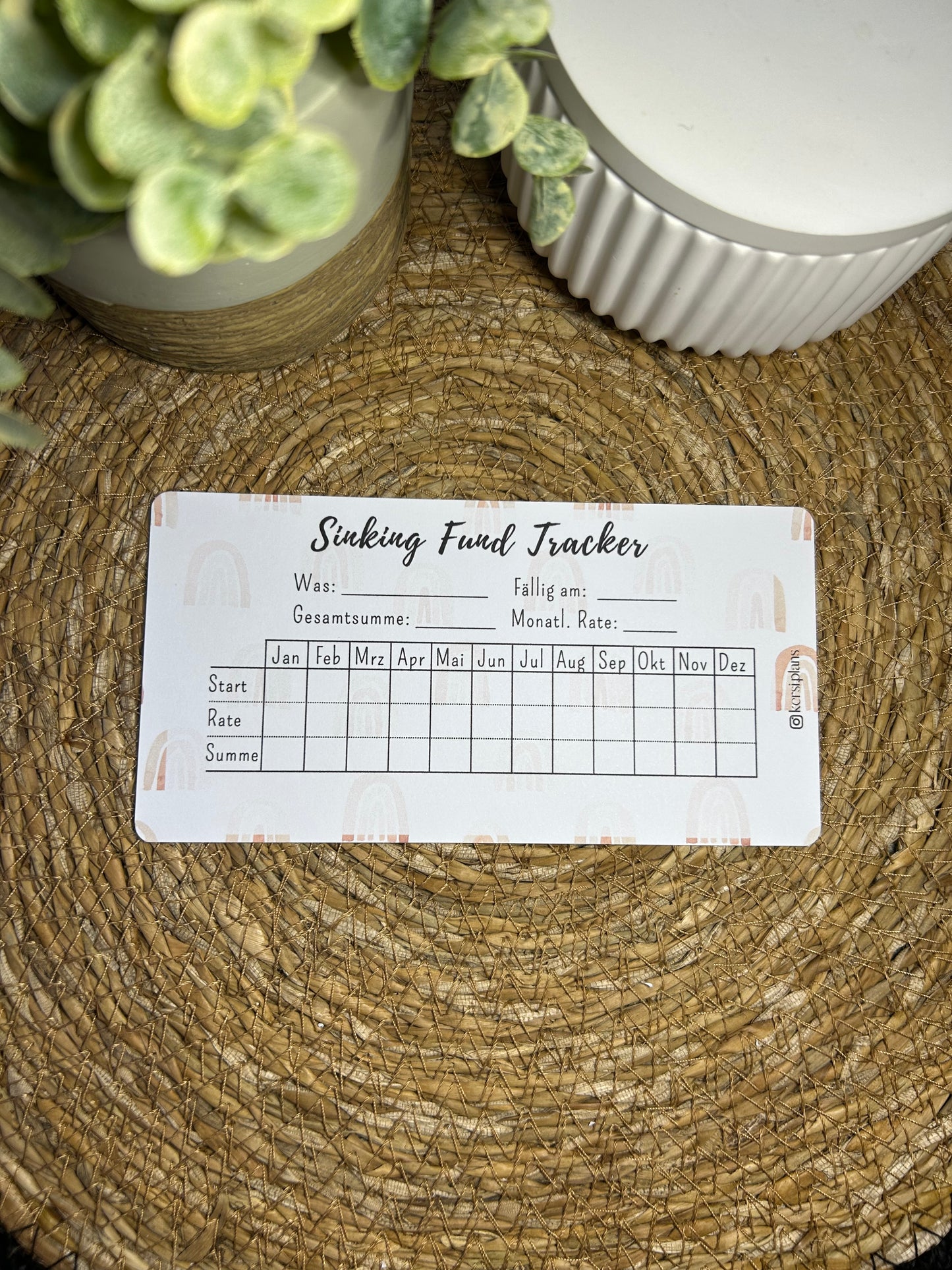 Set A6 für Budget Binder – Design 24 - (10 Dashboards + 10 Budget Sheets + 10 Sinking Fund Tracker)