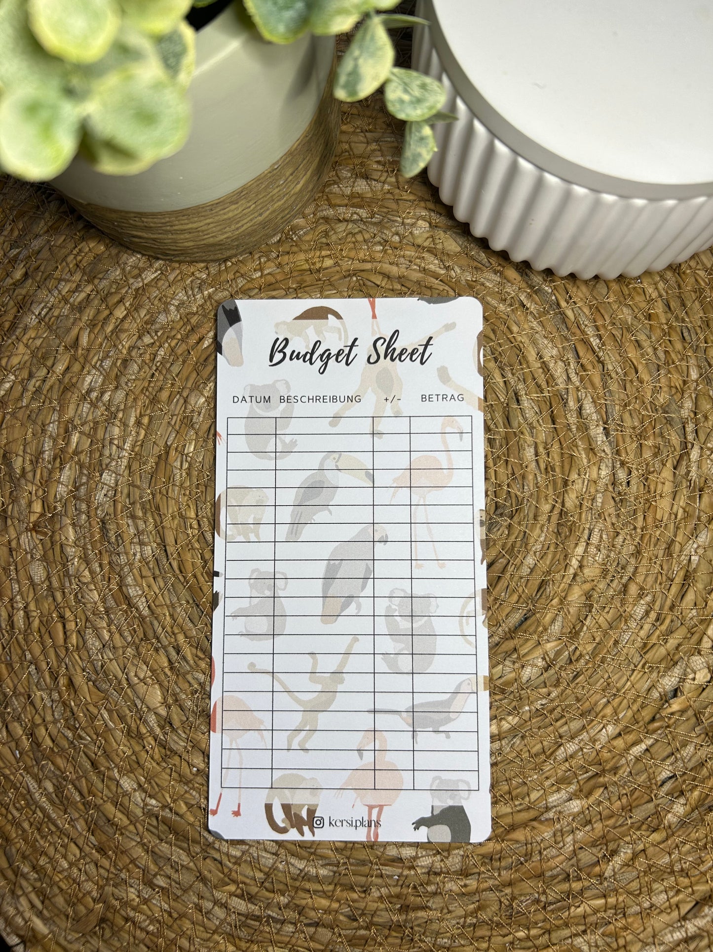Set A6 für Budget Binder – Design 32 - (10 Dashboards + 10 Budget Sheets + 10 Sinking Fund Tracker)
